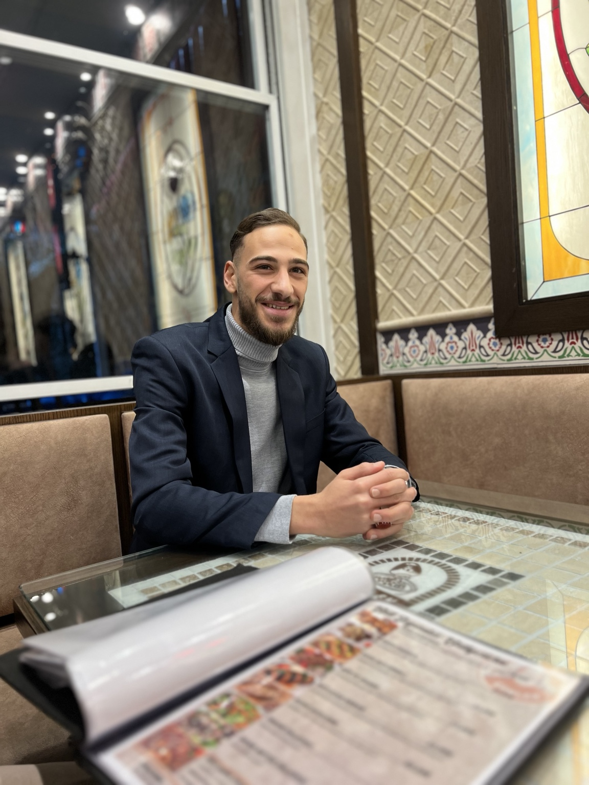Ahmad Chahrour im persönlichen Gespräch